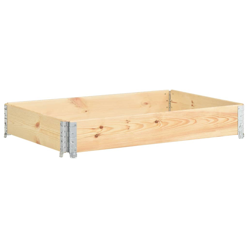Afbeelding laden in galerijviewer, Vidaxl palletopzetrand 50x150 cm massief grenenhout
