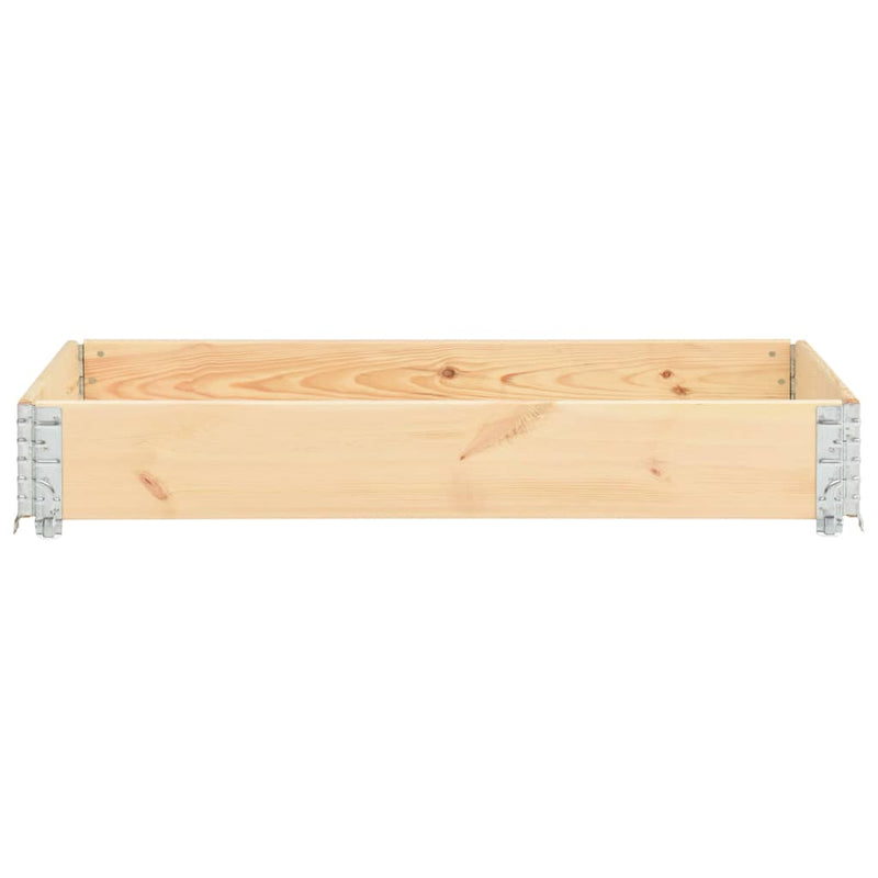 Afbeelding laden in galerijviewer, Vidaxl palletopzetrand 50x150 cm massief grenenhout
