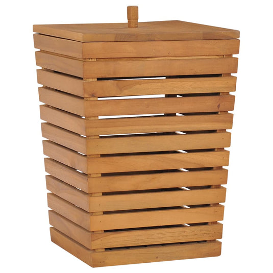 Vidaxl wasmand 30x30x45 cm massief teakhout