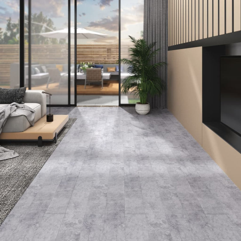 Afbeelding laden in galerijviewer, Vidaxl vloerplanken zelfklevend 4,46 m² 3 mm pvc cementgrijs
