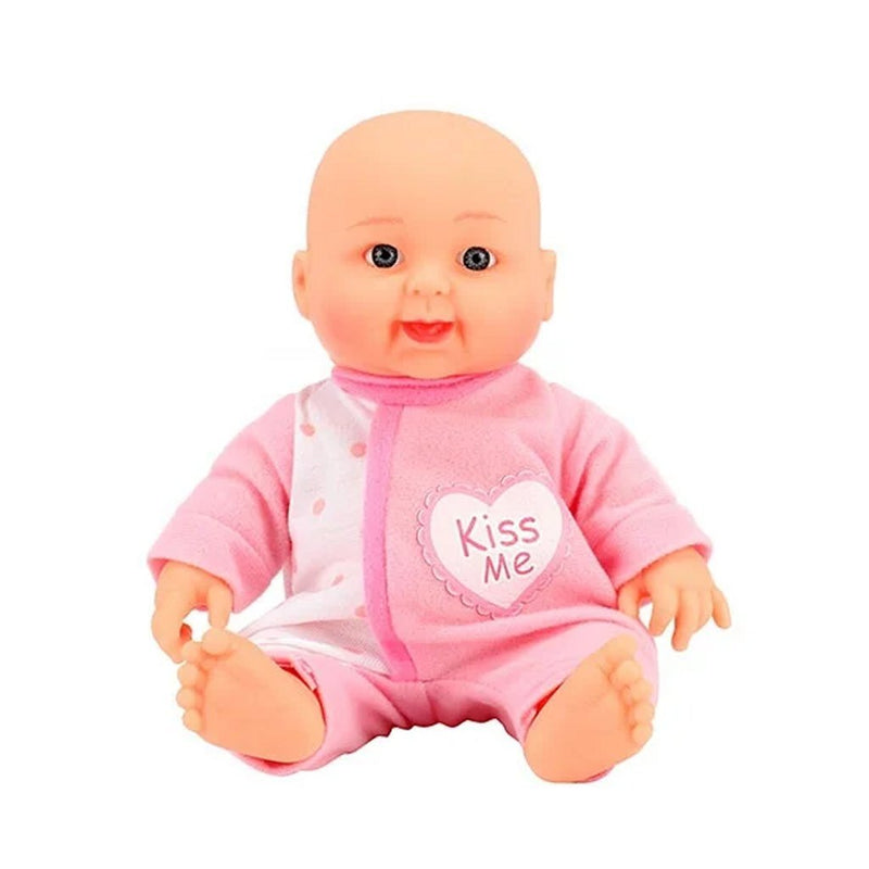 Afbeelding laden in galerijviewer, Toi-toys babypop met pyjama 22.5 cm
