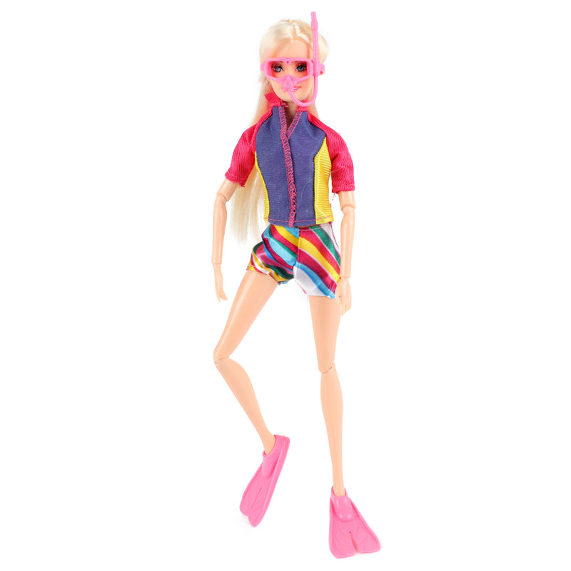 Afbeelding laden in galerijviewer, Toi-toys lauren tienerpop met dolfijn
