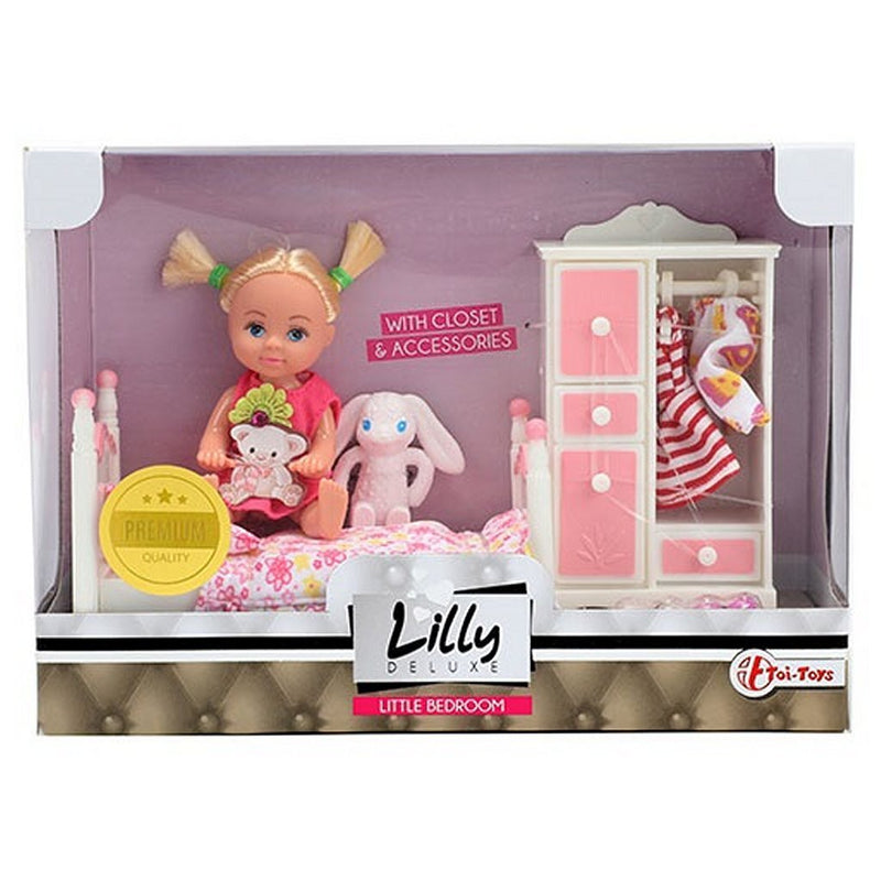 Afbeelding laden in galerijviewer, Lilly tienerpop slaapkamer speelset
