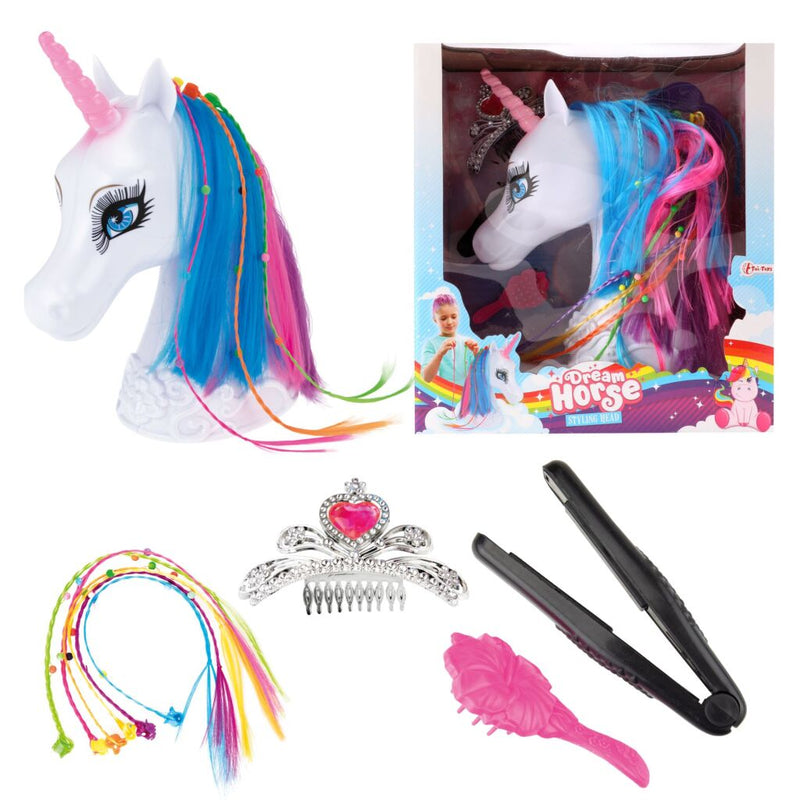 Afbeelding laden in galerijviewer, Dream Horse Kappop Eenhoorn met Accessoires
