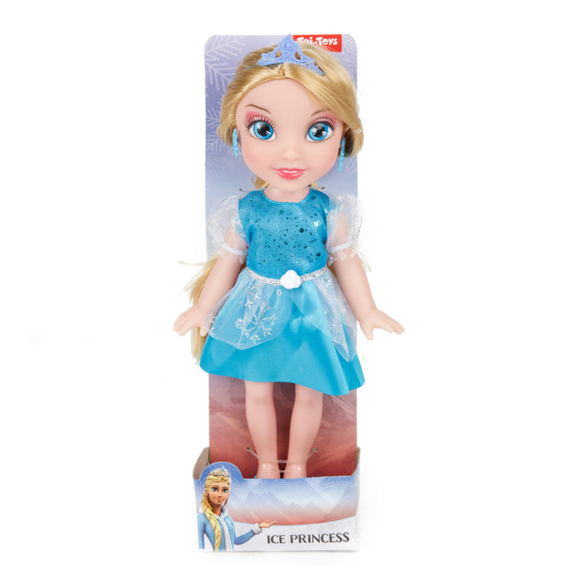 Afbeelding laden in galerijviewer, Ice princess toi-toys pop ijsprinses 28 cm blauw

