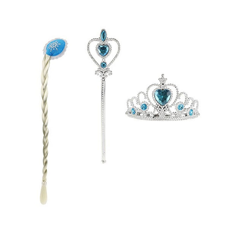 Afbeelding laden in galerijviewer, Toi-toys toi toys ice princess set met vlecht, tiara en toverstaf
