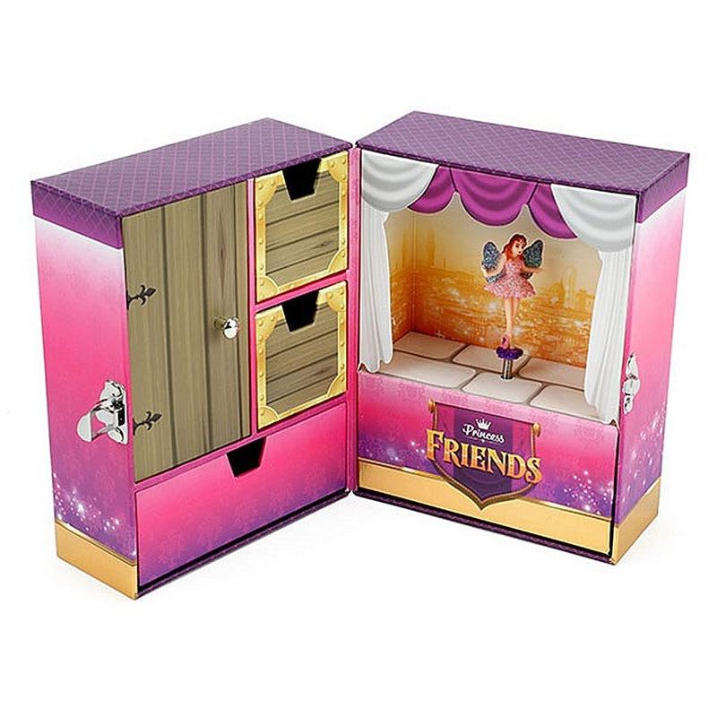Afbeelding laden in galerijviewer, Princess friends muziek-sierradendoos

