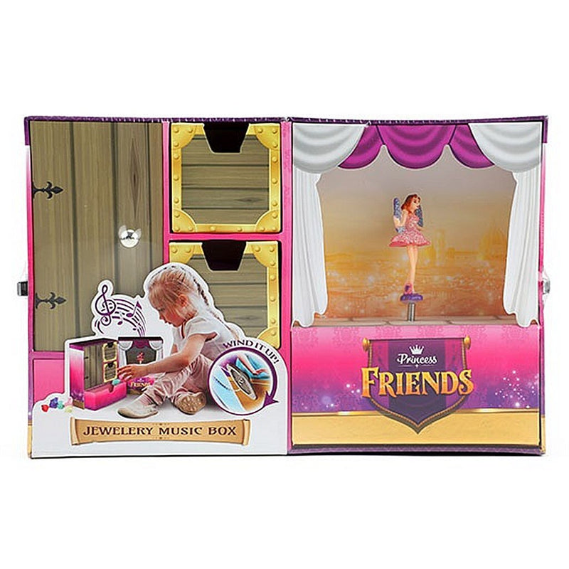 Afbeelding laden in galerijviewer, Princess friends muziek-sierradendoos
