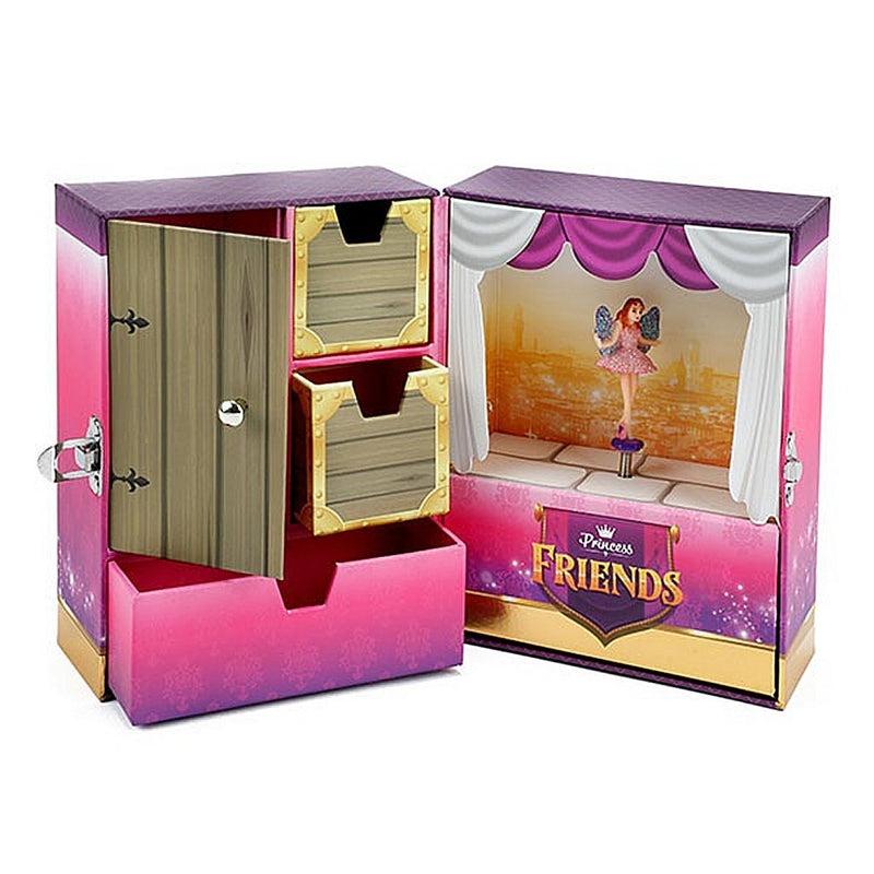 Afbeelding laden in galerijviewer, Princess friends muziek-sierradendoos

