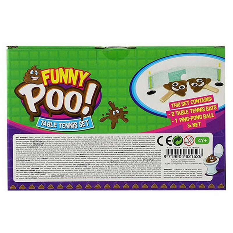 Afbeelding laden in galerijviewer, Funny Poo Funny Poo Tafeltennisset

