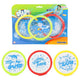 Splash duikringen 13cm groen geel rood 3-delig