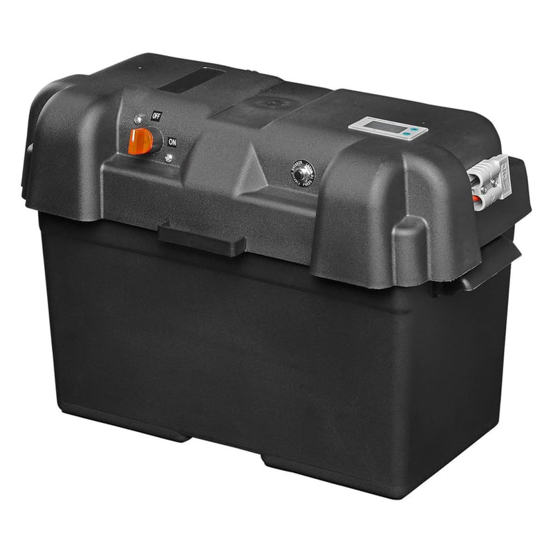Afbeelding laden in galerijviewer, Proplus accudoos met usb en voltmeter 35x18x23 cm
