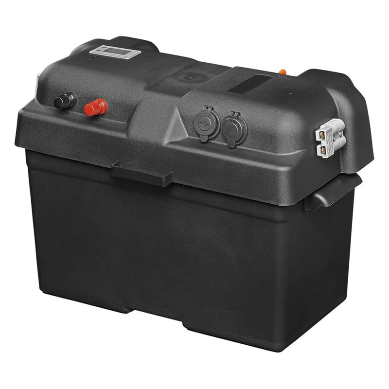 Afbeelding laden in galerijviewer, Proplus accudoos met usb en voltmeter 35x18x23 cm
