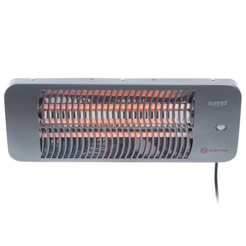 Afbeelding laden in galerijviewer, Sunred Sunred Wandverwarmer Lugo 2000 W quartz grijs
