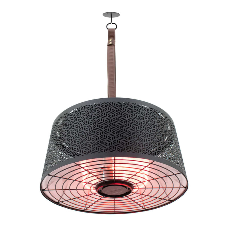 Afbeelding laden in galerijviewer, Sunred heater moderna artix ultra smart hangend 2000 w roségoud zwart
