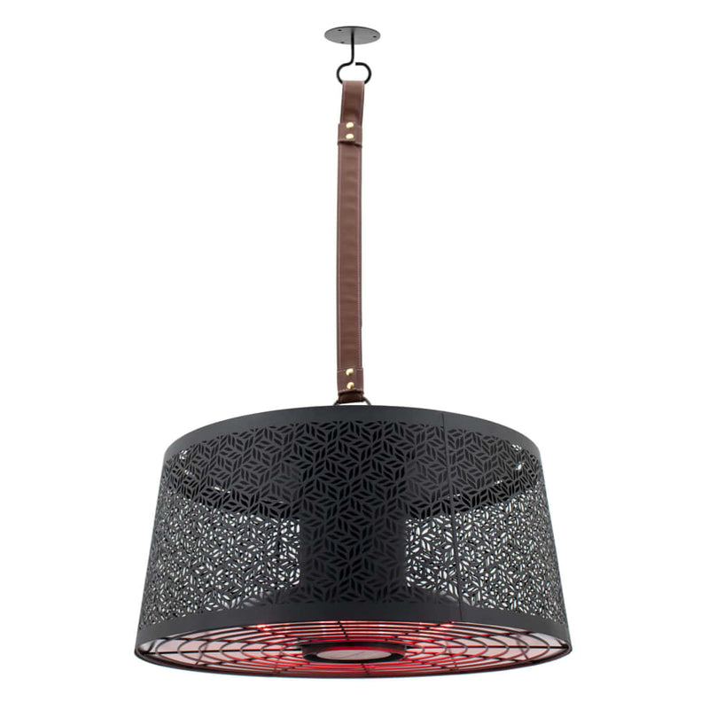 Afbeelding laden in galerijviewer, Sunred heater moderna artix ultra smart hangend 2000 w roségoud zwart
