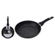 Excellent houseware koekenpan 24 cm gesmeed aluminium