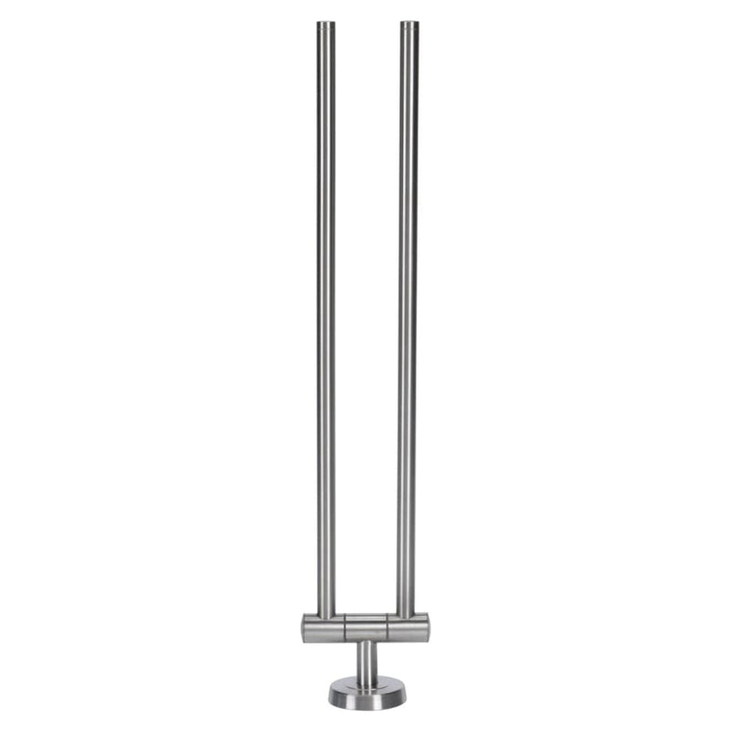 Afbeelding laden in galerijviewer, Bathroom Solutions Bathroom Solutions Handdoekenstang dubbel 50 cm roestvrij staal
