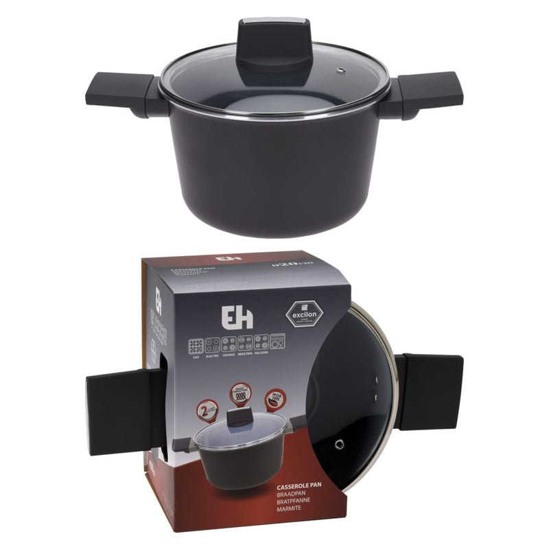 Afbeelding laden in galerijviewer, Excellent houseware braadpan met deksel 20 cm
