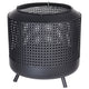 Progarden vuurkorf met barbecuerooster 50x51 cm zwart