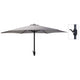 Progarden parasol monica 270 cm lichtgrijs
