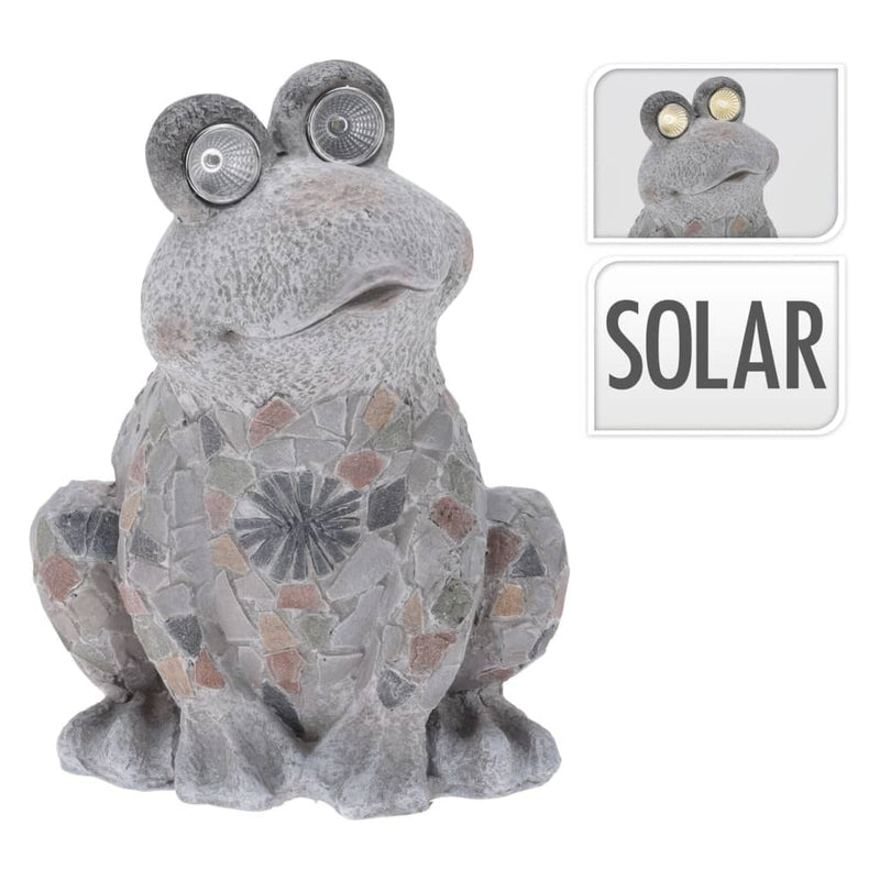 Afbeelding laden in galerijviewer, ProGarden ProGarden Tuindecoratie kikker met solarverlichting MGO
