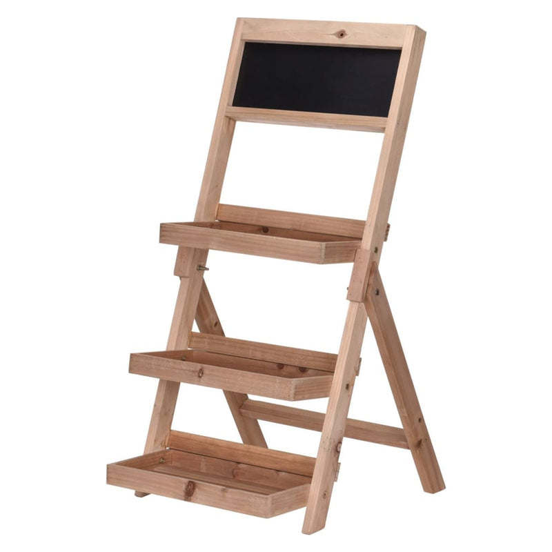 Afbeelding laden in galerijviewer, H S Collection H S Collection Plantenrek met 3 niveaus 39x17x76 cm hout
