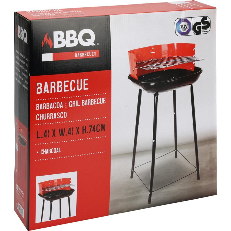 Afbeelding laden in galerijviewer, Bbq half open 41 cm rood zwart
