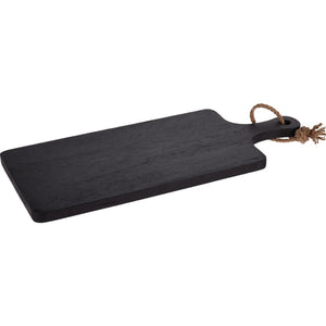 Basic snijplank rubberwood zwart | 2 stuks
