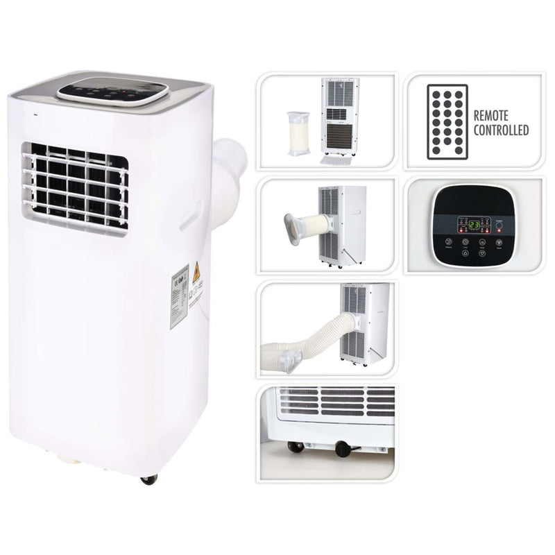 Afbeelding laden in galerijviewer, Excellent Electrics Electrics Airconditioner met afstandsbediening 1500 W wit
