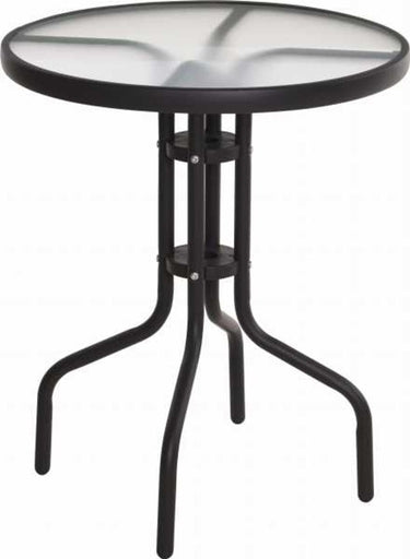 Pro garden ronden glazen balkon tafel 60x70cm