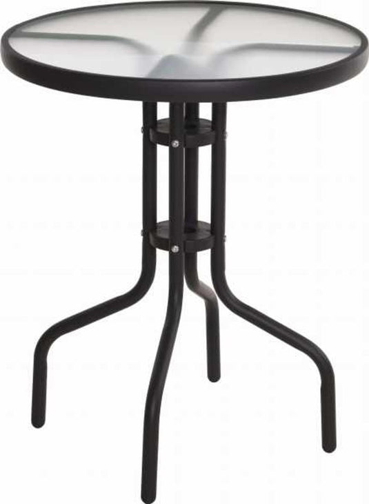 Pro garden ronden glazen balkon tafel 60x70cm