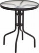 Pro garden ronden glazen balkon tafel 60x70cm