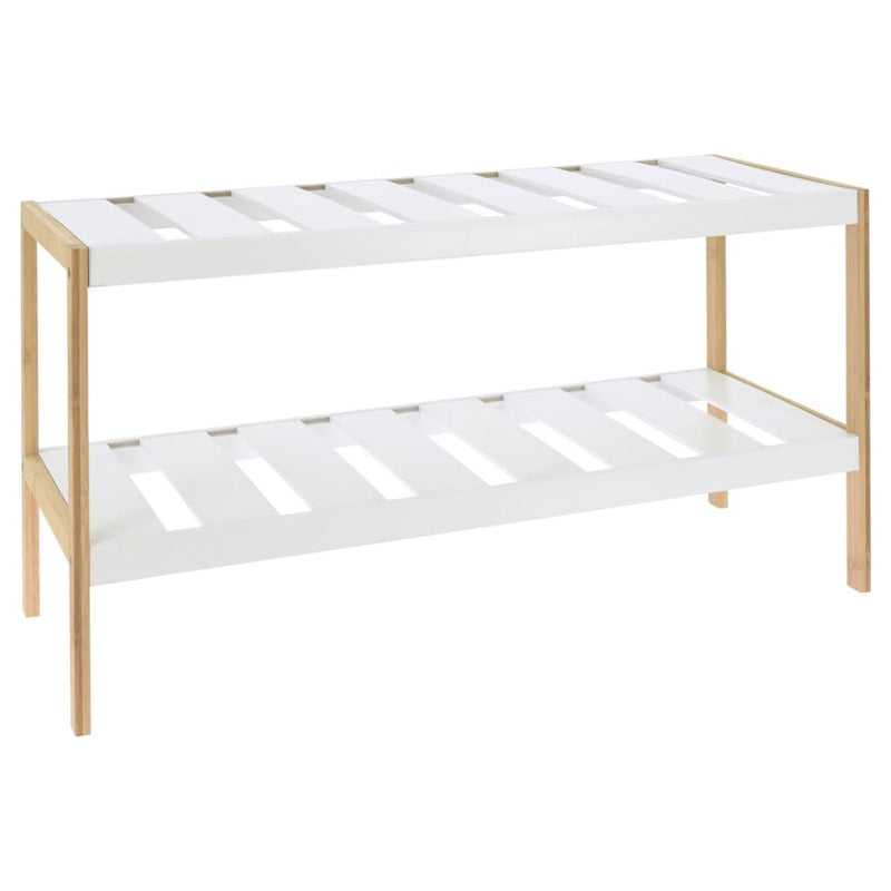 Afbeelding laden in galerijviewer, Storage solutions storage solutions schoenenrek met 2 lagen 70x26x36 cm
