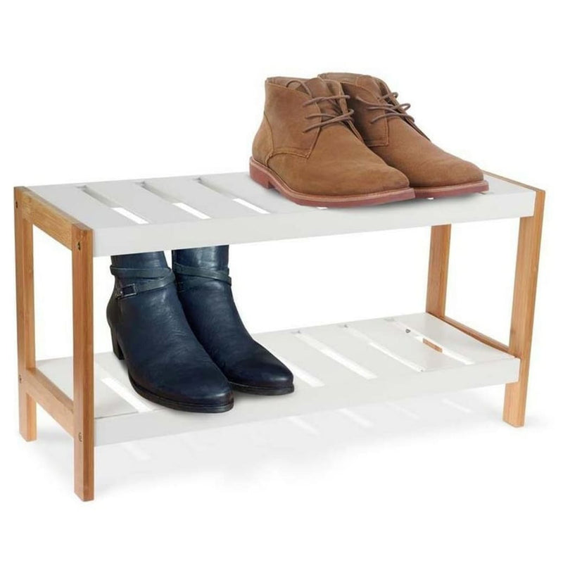 Afbeelding laden in galerijviewer, Storage solutions storage solutions schoenenrek met 2 lagen 70x26x36 cm
