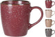 Excellent houseware senseo beker aardewerk 200 ml 4 verschillende kleuren