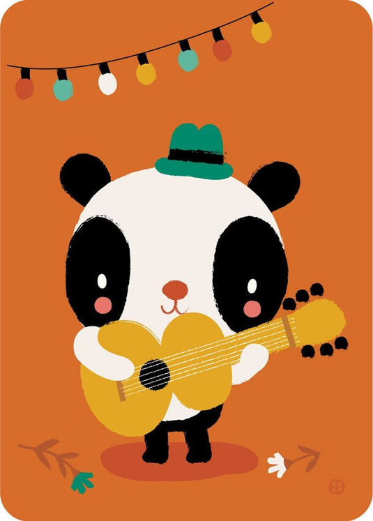 Bora panda songwriter ansichtkaart