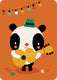 Bora panda songwriter ansichtkaart