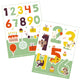 Bora stickervellen 2 x a6. numbers. (5 | 5 stuks