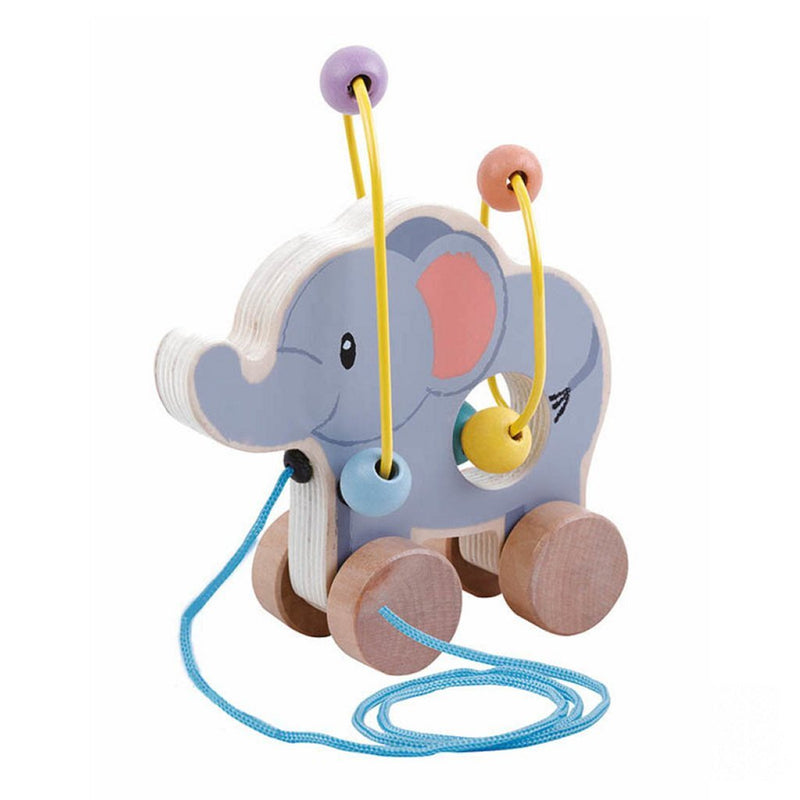 Afbeelding laden in galerijviewer, Studio Circus Studio Circus Houten Trekfiguur Olifant
