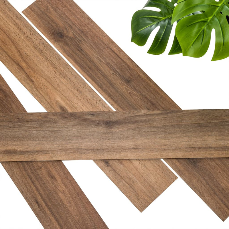 Afbeelding laden in galerijviewer, WallArt WallArt Planken hout-look natuurlijk eikenhout zadelbruin
