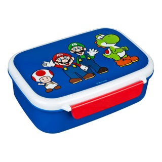 Undercover broodtrommel super mario blauw