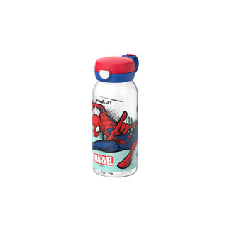 Afbeelding laden in galerijviewer, Mepal drinkfles met flipdop campus - 600 ml - waterfles kinderen - lekdicht - hygiënische deksel - spiderman
