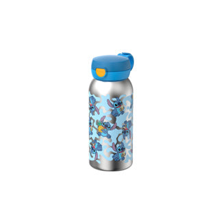 Afbeelding laden in galerijviewer, Mepal isoleerfles met flipdop campus - 500 ml - waterfles rvs - lekdicht - hygiënische deksel - stitch
