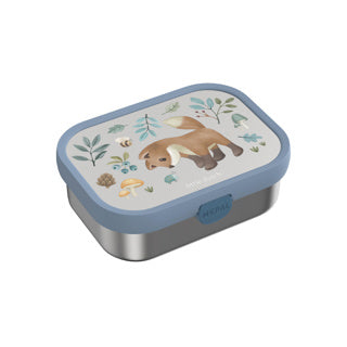 Mepal x little dutch forest friends rvs bento lunchbox met vorkje - 750 ml