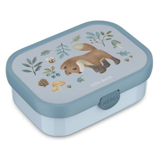 Mepal lunchbox campus little dutch - 750 ml - broodtrommel met vakjes voor kinderen - geschikt voor 4 boterhammen - forest friends