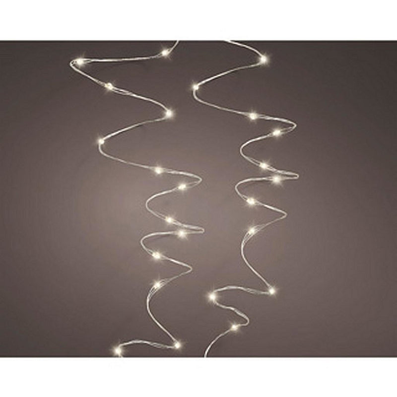 Afbeelding laden in galerijviewer, Lumineo Lumineo Micro LED Stringlights Verlichting Zilverdraad 24M 480 LEDs Buiten Warm Wit
