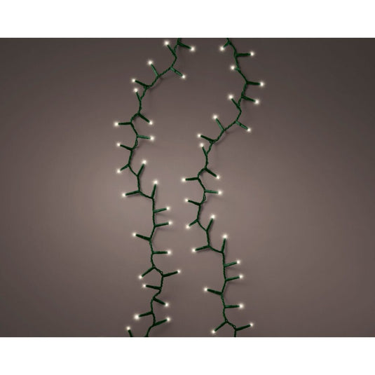 Lumineo compact kerstverlichting binnen buiten 5m groen 220 leds klassiek warm dimmer