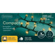 Lumineo compact kerstverlichting binnen buiten 5m groen 220 leds klassiek warm dimmer
