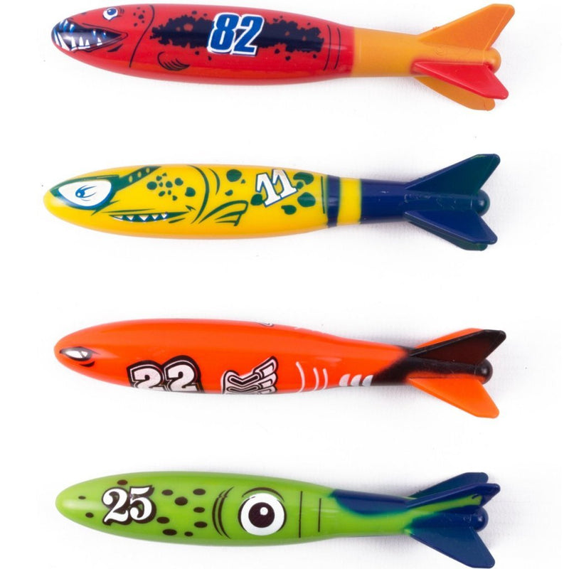 Afbeelding laden in galerijviewer, Benson duikspeelgoed torpedos 4 stuks
